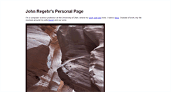 Desktop Screenshot of john.regehr.org